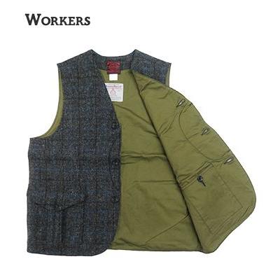 WORKERS ワーカーズ ハリスツイード クルーザーベスト WORKERS Cruiser