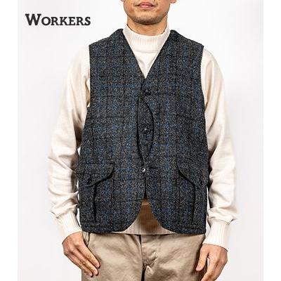WORKERS ワーカーズ ハリスツイード クルーザーベスト WORKERS Cruiser
