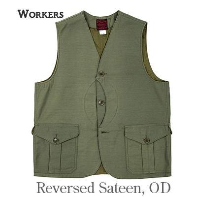 WORKERS ワーカーズ リバースサテン クルーザーベスト WORKERS Cruiser