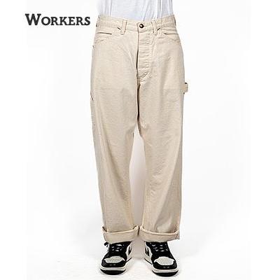 WORKERS ワーカーズ CATDAY ペインターパンツ ホワイト WORKERS ワーカーズ 10oz.デニム ワークパンツ ペインター WORKERS CAT