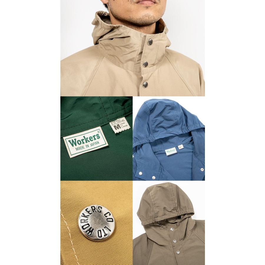 ワーカーズ ロクヨンクロス マウンテンシャツパーカー WORKERS Mountain Shirt Parka 24s-1-mpk｜organweb｜13