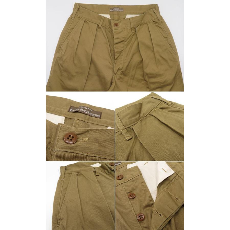 ワーカーズ 高密度チノ トラウザーズ RLフィット USMC Khaki WORKERS Officer Trousers RL Fit 24s-4-otrlf｜organweb｜08