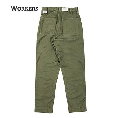 WORKERS ワーカーズ Reversed Sateen ベーカーパンツ スリムフィット