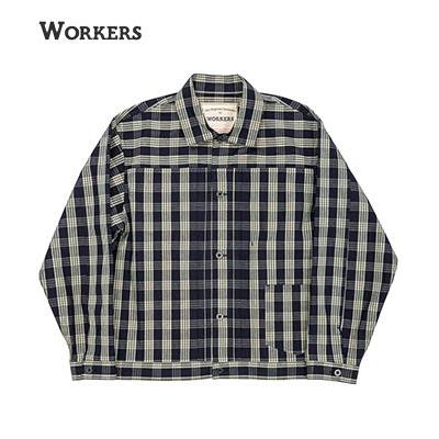 WORKERS ワーカーズ 7.5oz.インディゴチェック パラカ ワーク 