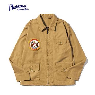 フェローズ M-421a サマーフライトジャケット PHERROW'S US.NAVY SUMMER FLIGHT JACKET HAWAIIAN WARRIORS 25S-M-421a-DECOの画像