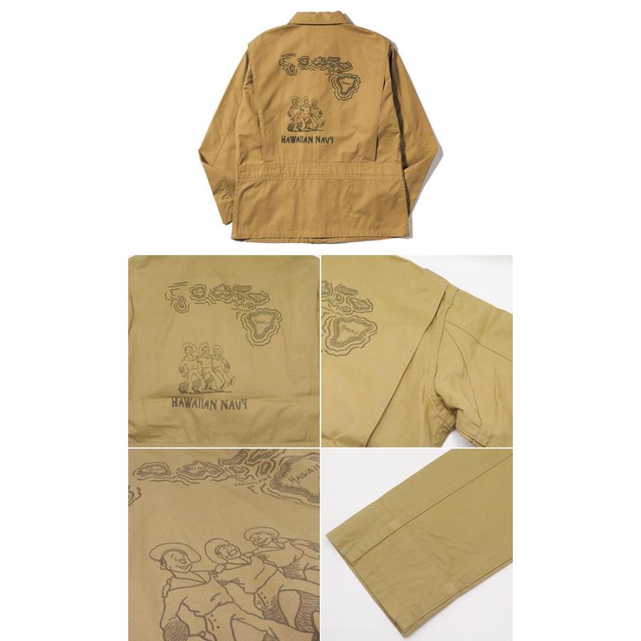 フェローズ M-421a サマーフライトジャケット PHERROW'S US.NAVY SUMMER FLIGHT JACKET HAWAIIAN WARRIORS 25S-M-421a-DECOの画像