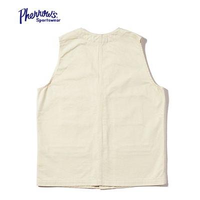 Pherrow's（フェローズ） コットン ワークベスト PHERROW'S COTTON