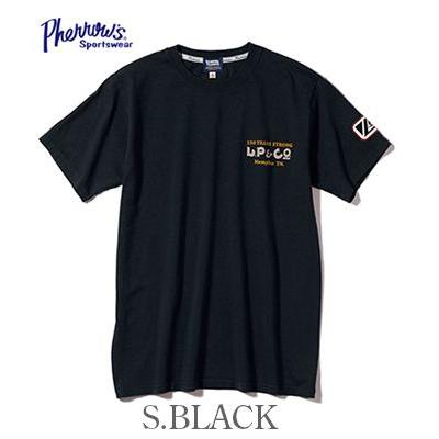 PHERROWS フェローズ 半袖|ワッペン|プリントTシャツ『L.P & Co. Iron l SST』【アメカジ・ワーク】25S-PT4 Pherrow's（フェローズ） 半袖|ワッペン プリントTシャツ L.P & Co