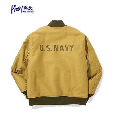 フェローズ グランドクルー デッキジャケット PHERROW'S U.S.NAVY 1168 DECK JACKET PREWAR 25W-P1168DJDの画像