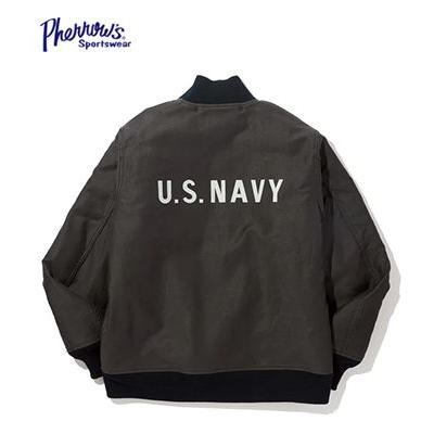フェローズ グランドクルー デッキジャケット PHERROW'S U.S.NAVY 1168 DECK JACKET PREWAR 25W-P1168DJDの画像