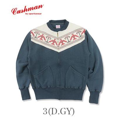 CUSHMAN（クッシュマン） 裏起毛 サンダーバード フルジップスウェット