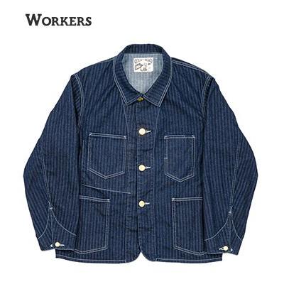 WORKERS ワーカーズ インディゴヘリンボーン カバーオール WORKERS