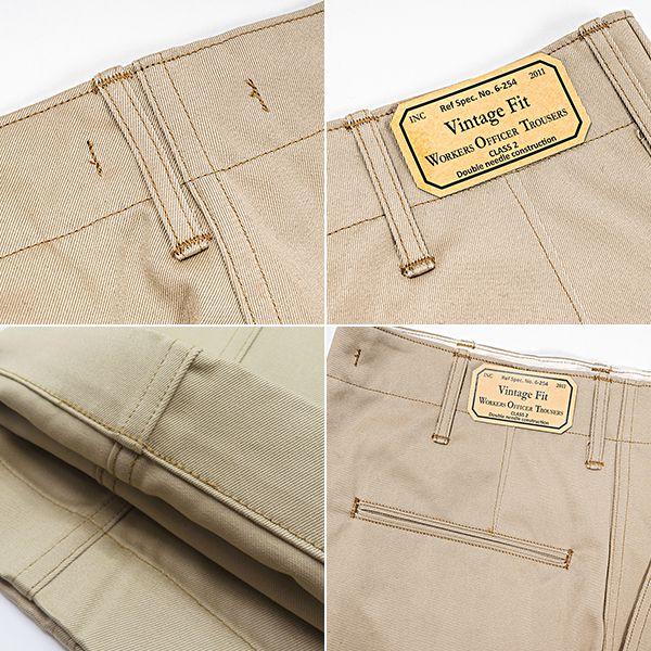 WORKERS ワーカーズ 10oz.チノクロス トラウザーズ ヴィンテージ