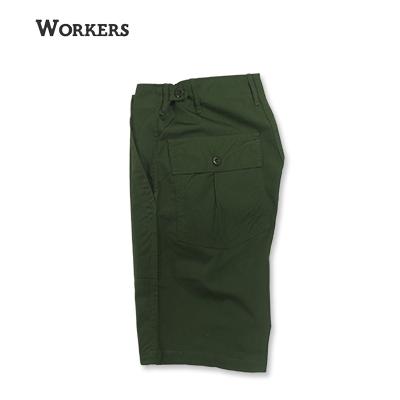 WORKERS ワーカーズ 反応染め ポプリン ベイカーショーツ WORKERS