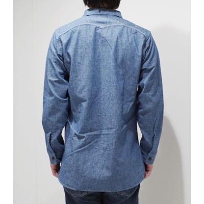 WAREHOUSE（ウエアハウス） 長袖 シャンブレーワークシャツ WAREHOUSE