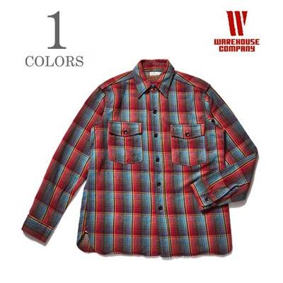 WAREHOUSE（ウエアハウス） ウエアハウス長袖 セルビッチフランネル