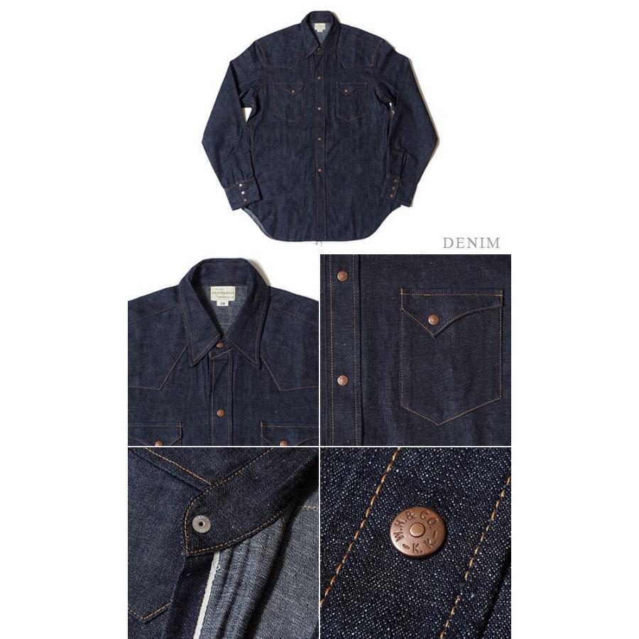 WAREHOUSE ウエアハウス 長袖 デニム ヒッコリー ウエスタン WAREHOUSE ウエアハウス 長袖 デニム ヒッコリー ウエスタン