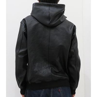 ショット シープレザー フルジップパーカ Schott SHEEP LEATHER FULLZIP PARKA 3111054｜organweb｜05