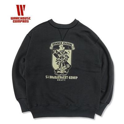 WAREHOUSE（ウエアハウス） 別注 裏起毛 丸胴 セットインスリーブ 