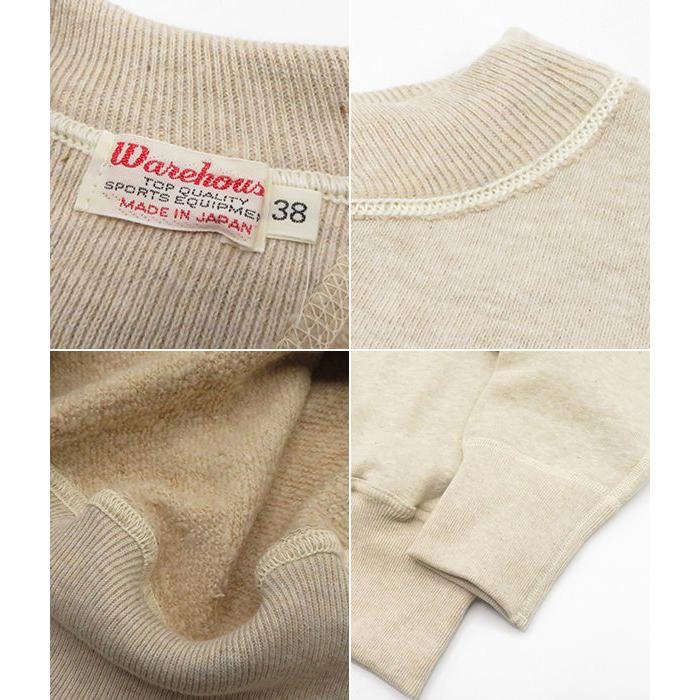 WAREHOUSE（ウエアハウス） 裏起毛 丸胴 セットインスリーブ