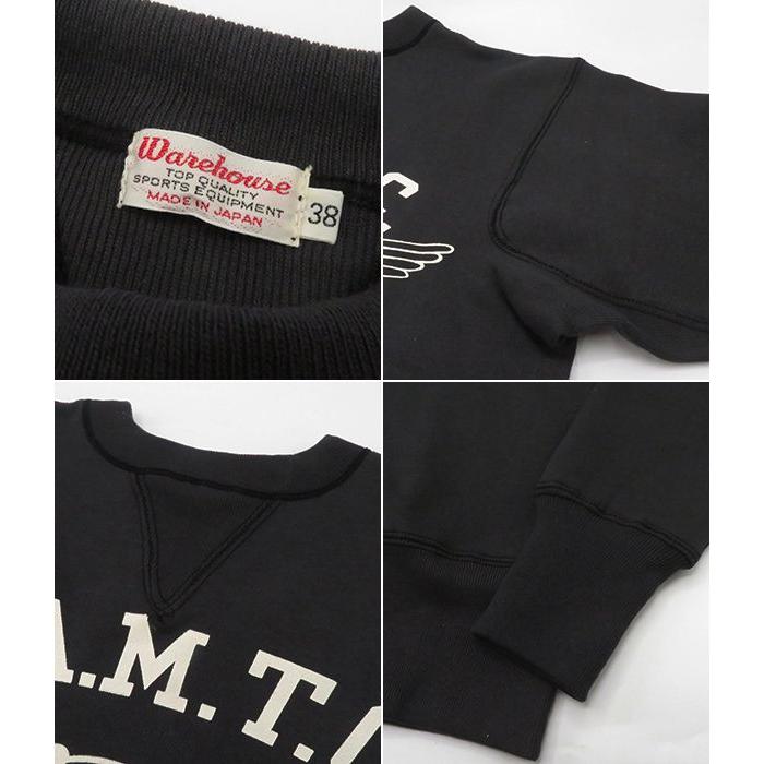 WAREHOUSE（ウエアハウス） 裏起毛 丸胴 セットインフリーダムスリーブ