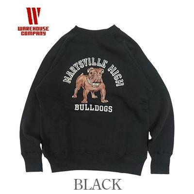 WAREHOUSE（ウエアハウス） 裏毛 丸胴 カラーフロッキーラグラン