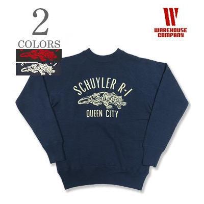WAREHOUSE ウエアハウス 裏毛 丸胴 フロッキーラグランスリーブ 