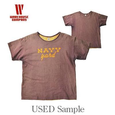 WAREHOUSE（ウエアハウス） 別注 半袖 リバーシブル プリントTEE