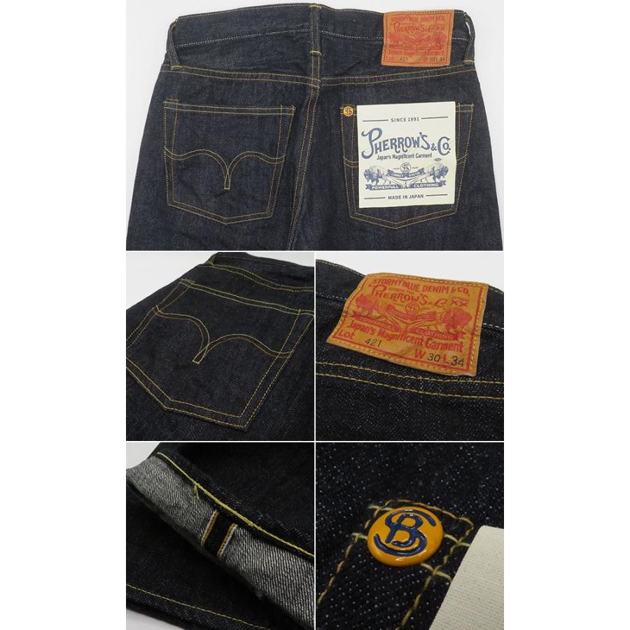 Pherrow's（フェローズ） バッファローホーンステッチ 13.75oz