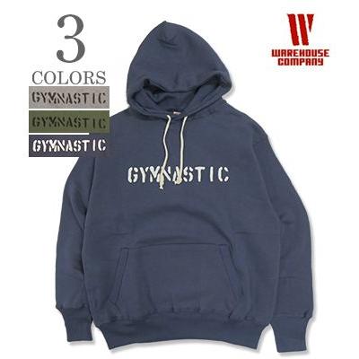WAREHOUSE（ウエアハウス） 裏起毛 丸胴 2本針 セットインフード プル
