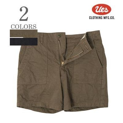 ウエス 先染めツイル ファティーグショー UES FATIGUE SHORT PANTS 452201 UES（ウエス） 先染めツイル ファティーグショー UES FATIGUE SHORT