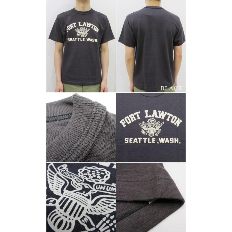 WAREHOUSE（ウエアハウス） 半袖 粗挽きスラブ糸 シャドーボーダー