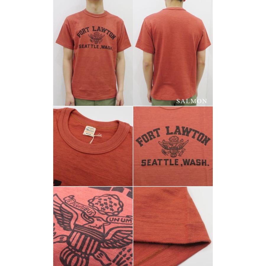 WAREHOUSE（ウエアハウス） 半袖 粗挽きスラブ糸 シャドーボーダー