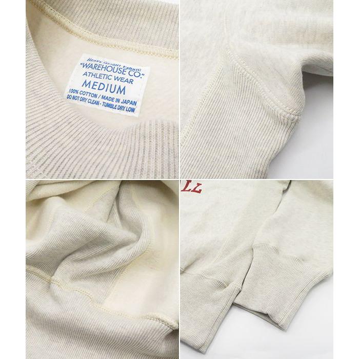 WAREHOUSE ウエアハウス リバーススタイル専用吊り裏起毛|リバース切り替え|セットインスリーブ|スウェット『USL FOOTBALL REVERSE SWEAT』【アメカジ・カレッジ】483-USL WAREHOUSE（ウエアハウス） リバーススタイル専用吊り裏起毛 セット