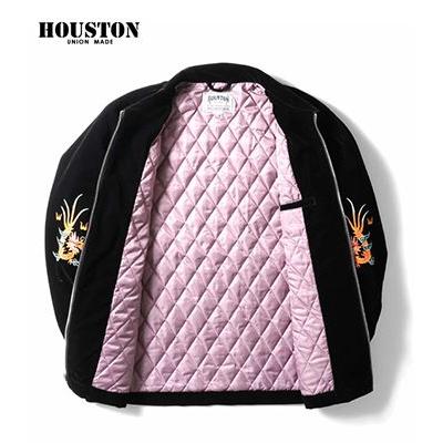 HOUSTON（ヒューストン） 別珍 ベトナムジャケット 虎柄 VELVETEN