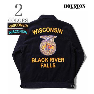 HOUSTON（ヒューストン） 12wコーデュロイ 刺繍 ファーマージャケット