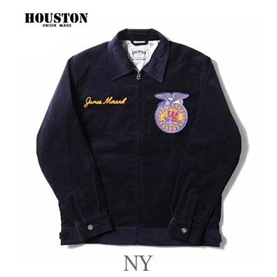 Houston ファーマージャケット HOUSTON（ヒューストン） 12wコーデュロイ 刺繍 ファーマージャケット