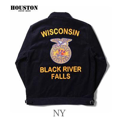 HOUSTON ヒューストン 12wコーデュロイ 刺繍 ファーマー