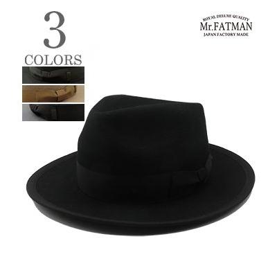 Mr.FATMAN ミスターファットマン J.J. WILLIAMS WOOL FEDORA ウール
