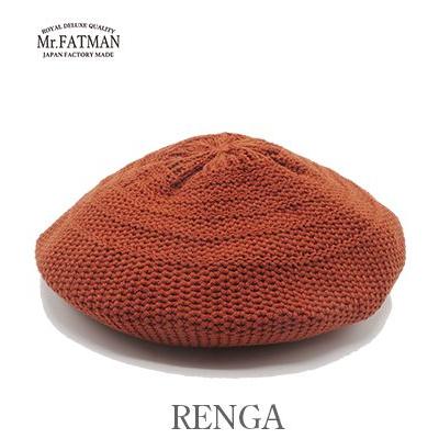 Mr. FATMAN ミスターファットマン コットンニット|メッシュ編み|ベレー『COTTON BERET』【アメカジ・ワーク】5251011 Mr.FATMAN ミスターファットマン コットンニット メッシュ編み ベレー