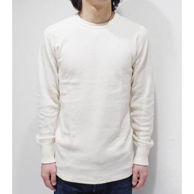 ウエアハウス 長袖 4本針クルーネックワッフルTEE WAREHOUSE CREW NECK WAFFLE TEE 5903｜organweb｜02