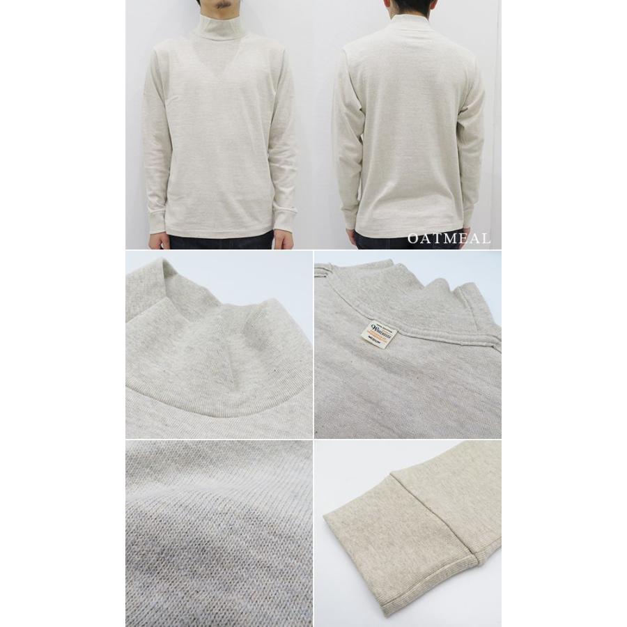 ウエアハウス 長袖 無地 粗挽きスラブ糸 シャドーボーダー ロンTEE WAREHOUSE 長袖ハイネックTEE 5910 WAREHOUSE（ウエアハウス） 長袖 無地 粗挽きスラブ糸 シャドー
