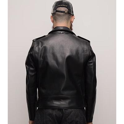 ショット Made in USA ステアハイド ダブルライダース Schott 613UST ONE STAR RIDERS TALL 5950017の画像
