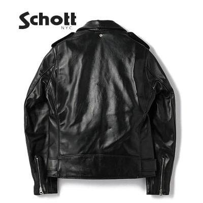 ショット Made in USA ホースハイド ダブルライダース 782-3950087 Schott 613UHT HORSEHIDE ONESTAR TALL 5950018の画像