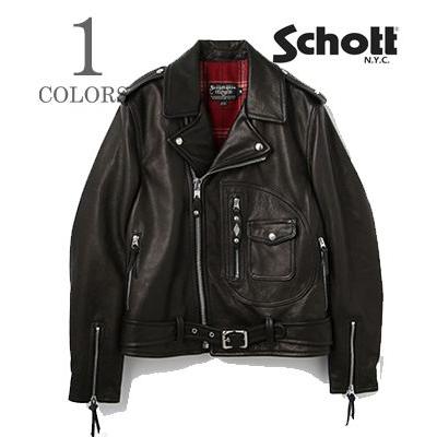 Schott N.Y.C（ショット） Made in USA ステアハイド Dポケット