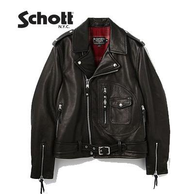 Schott N.Y.C（ショット） Made in USA ステアハイド Dポケット