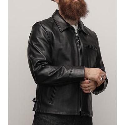 ショット Made in USA カウハイド トラッカージャケット 782-3950086 Schott 103US TRUCKER JACKET 5950028の画像