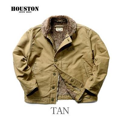 ヒューストン ヘビーピケ オーバーダイ ビンテージ加工 デッキジャケット HOUSTON N-1 DECK JACKET OVER DYE 5N-1DY｜organweb｜02