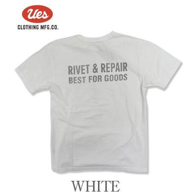 UES（ウエス） 半袖 16番単糸 天竺 プリントTシャツ UESBULLDOG SST