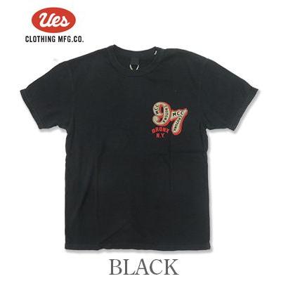 UES ウエス 半袖|16番単糸|天竺|プリントTシャツ『97 BRONX N.Y. SST』【アメカジ・カレッジ】652505 UES（ウエス） 半袖 16番単糸 天竺 プリントTシャツ 97 BRONX N.Y. SST